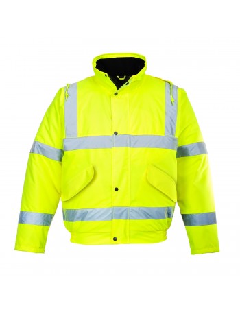 S463-Reflexná vetrovka Hi-Vis Bomber