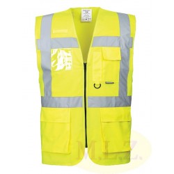 S476 Reflexná vesta manažérska Hi-Vis - jednofarebná