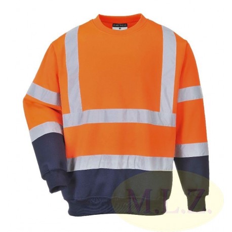 B306 Mikina Two Tone Hi-Vis
