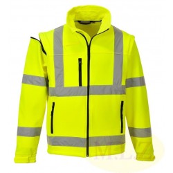 S428 Vetrovka Hi-Vis Softshell