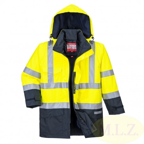 S779 - Nehorľavá vetrovka Bizflame Hi-Vis Multi-Protection